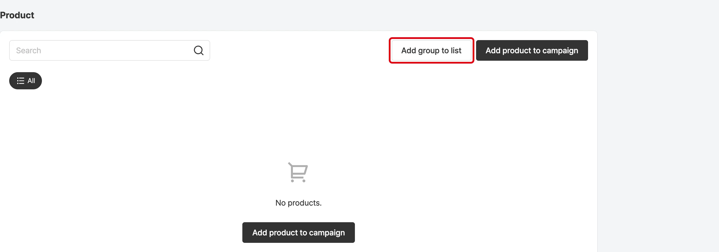 Create and edit product groups