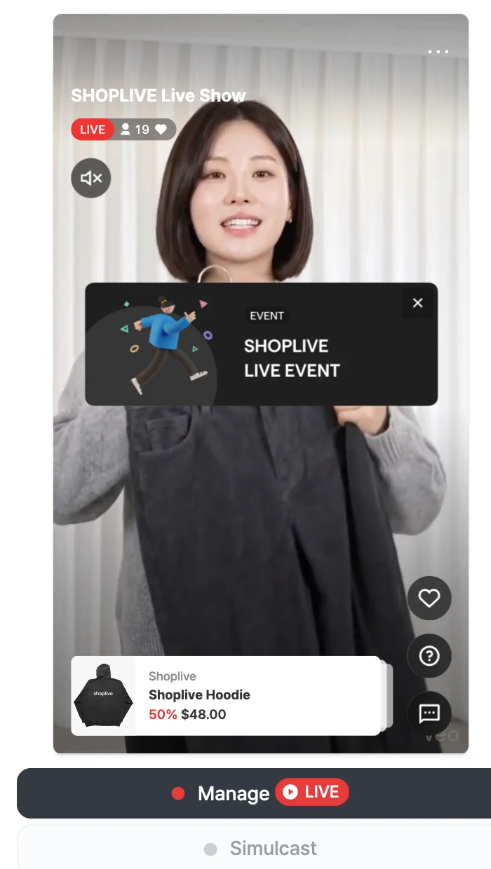 Example player screen