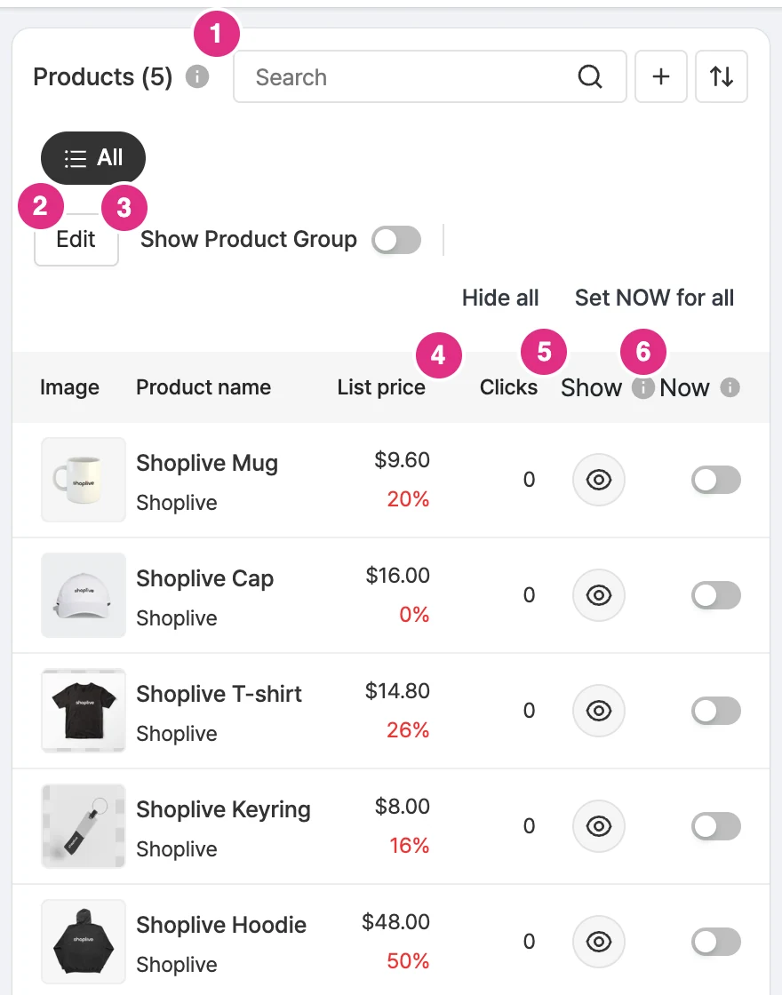 Product management area