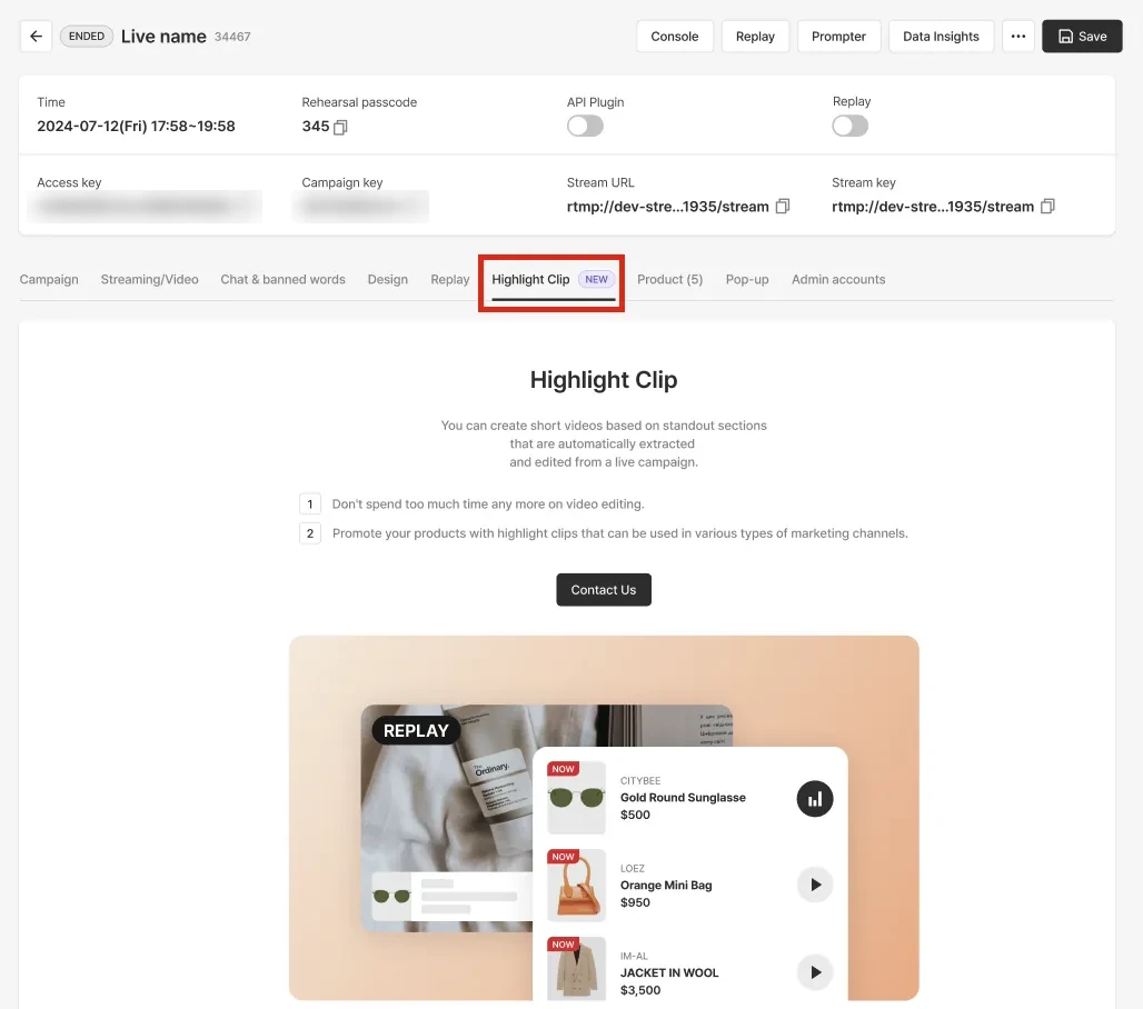 What are highlight clips?