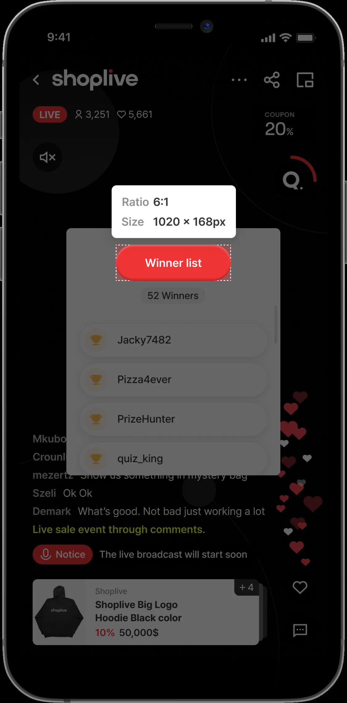 ポップアップ > イベント当選ポップアップ(ポップアップ内の当選発表アイコン)