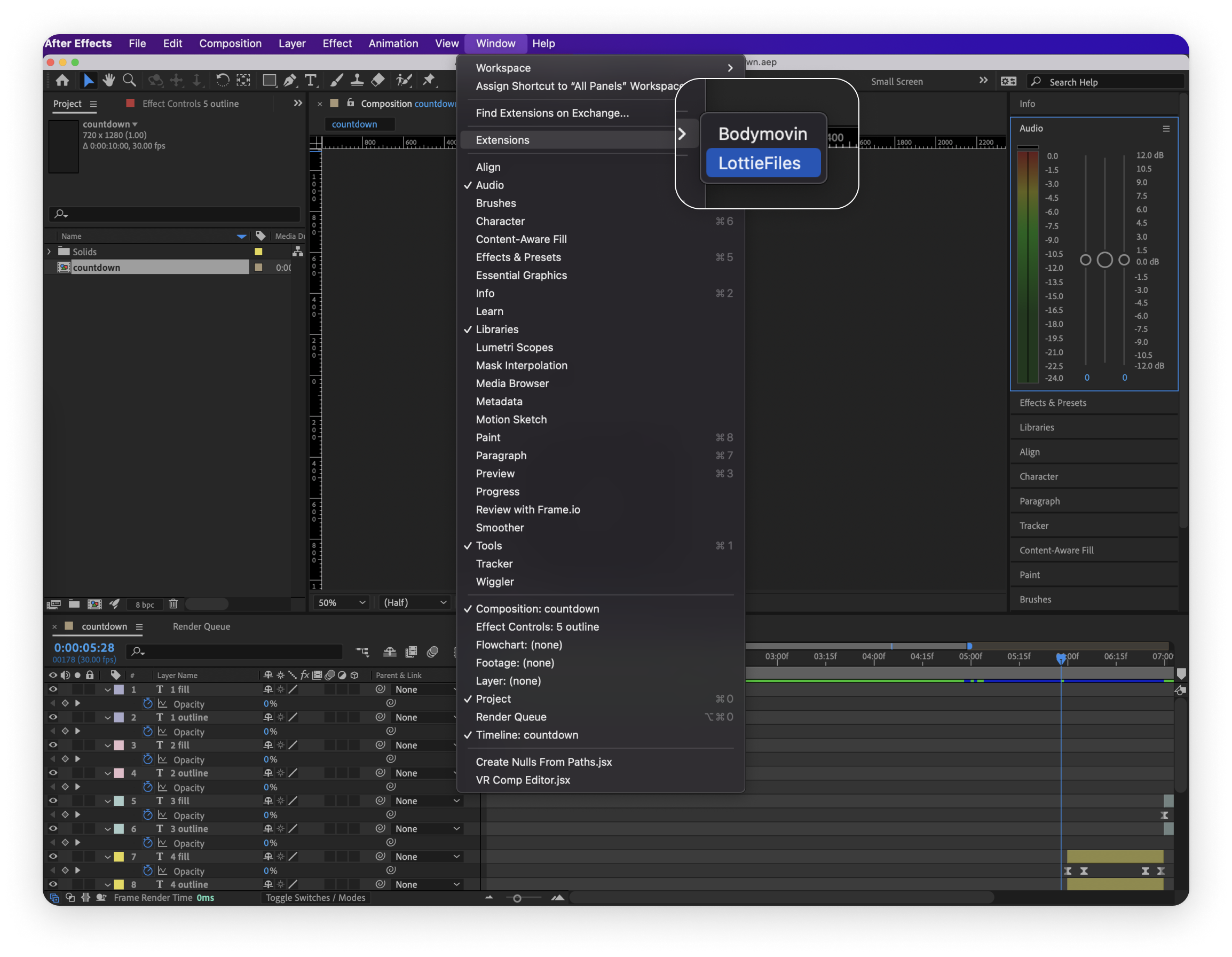 Lottie export