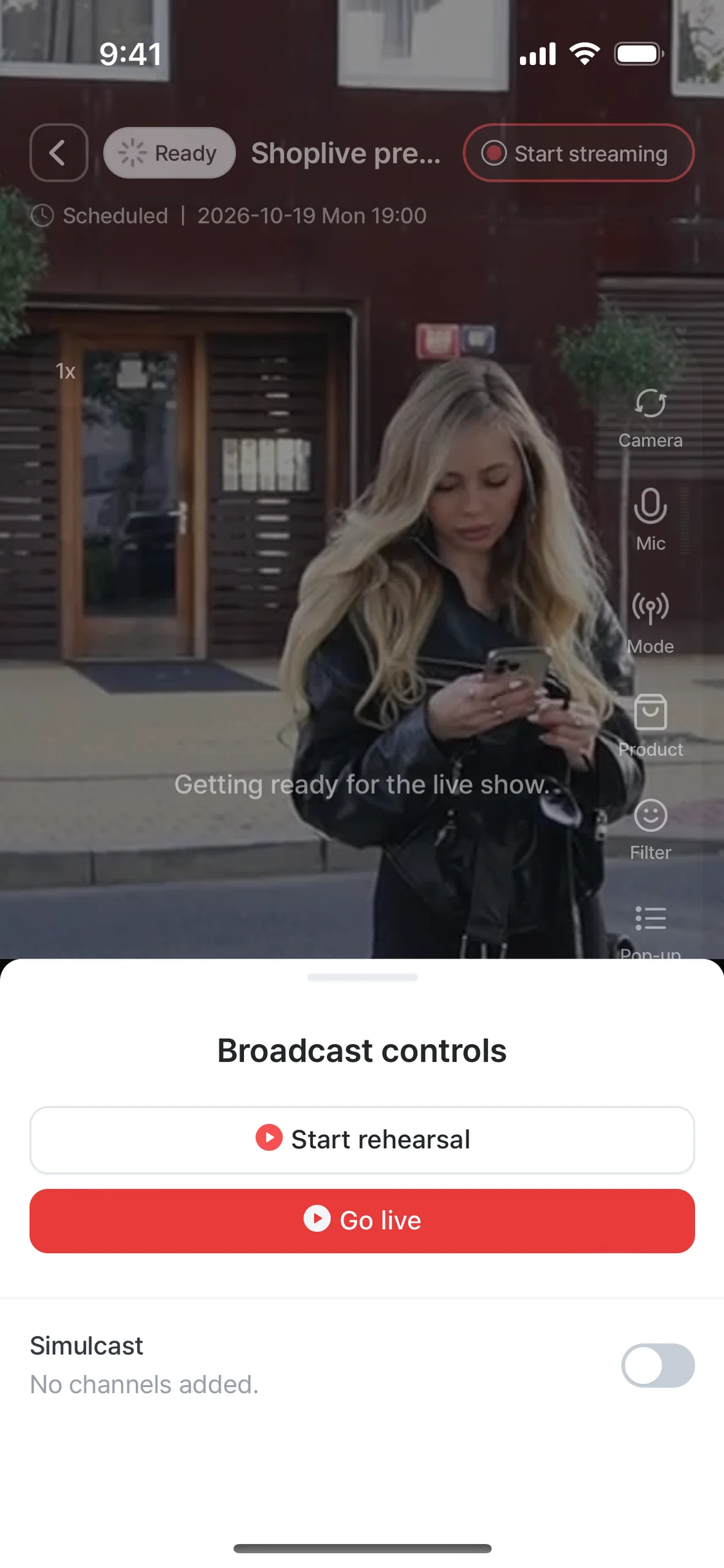 3. Mode – broadcast management